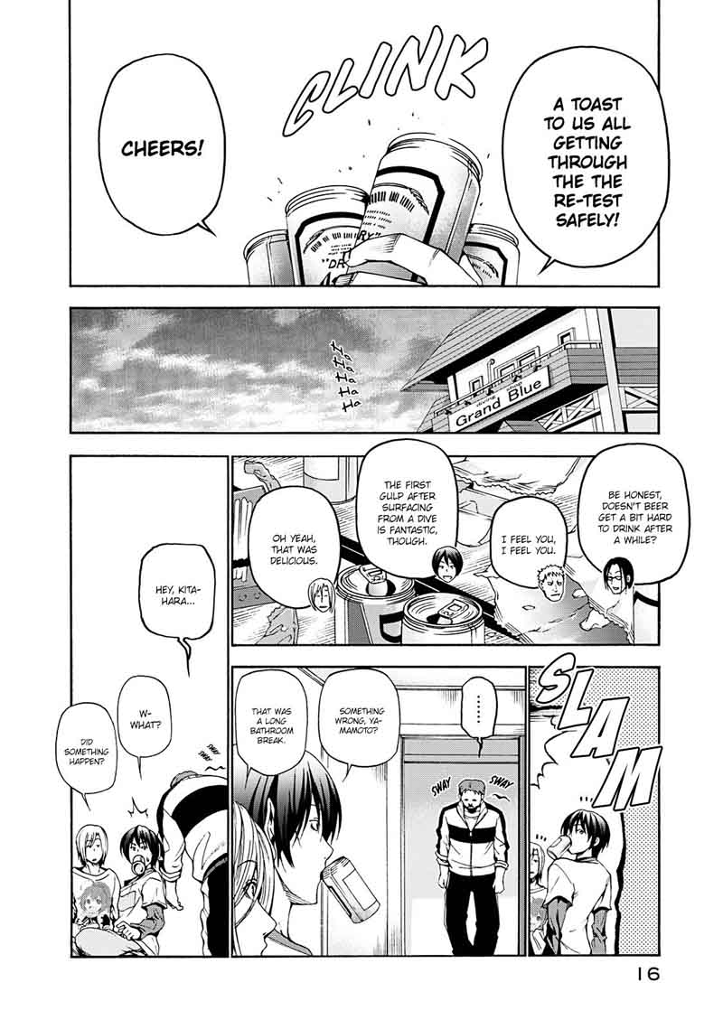 Grand Blue Chapter 13 page 16 - Chapter 13: Drinking at Home