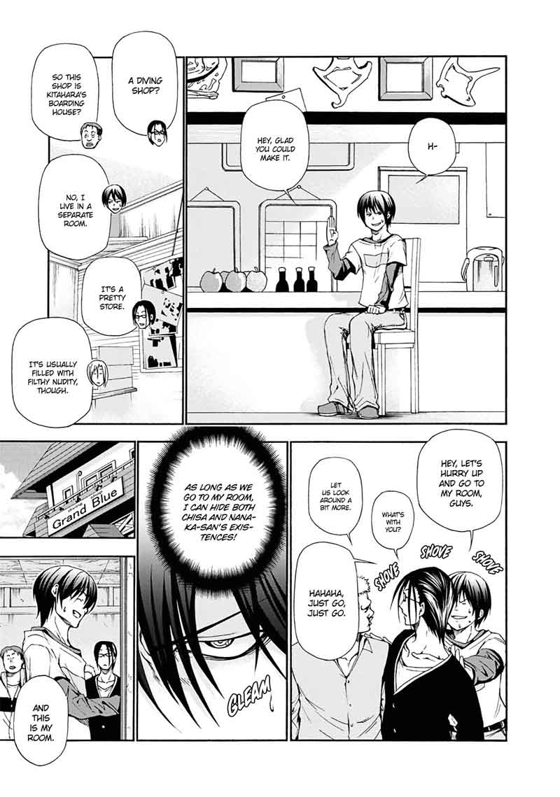 Grand Blue Chapter 13 page 9 - Chapter 13: Drinking at Home