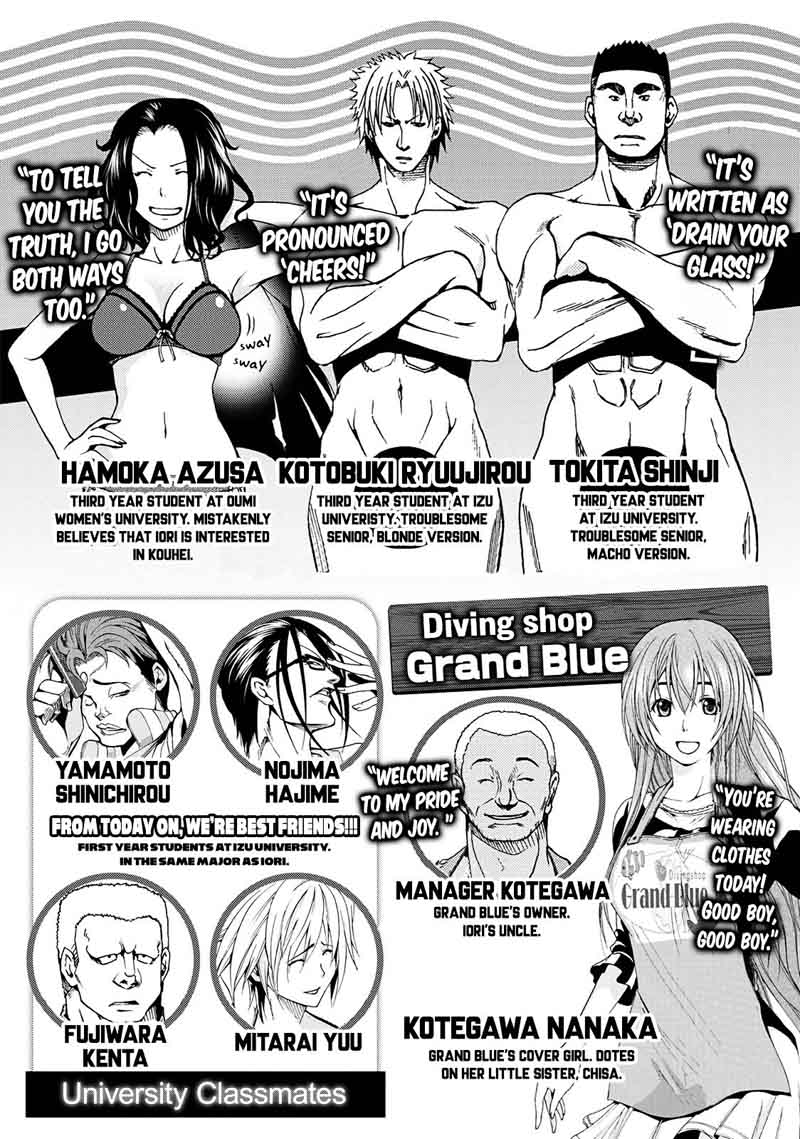 Grand Blue Chapter 18 page 2 - Chapter 18: It's a Misunderstanding