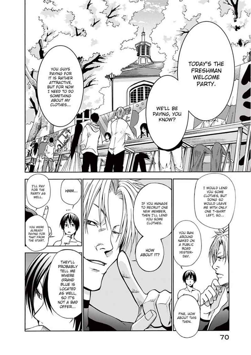 Grand Blue Chapter 2 page 18 - Chapter 2: Welcoming Party