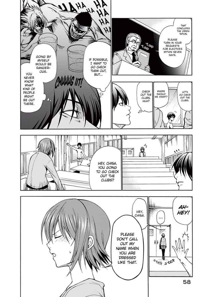 Grand Blue Chapter 2 page 6 - Chapter 2: Welcoming Party