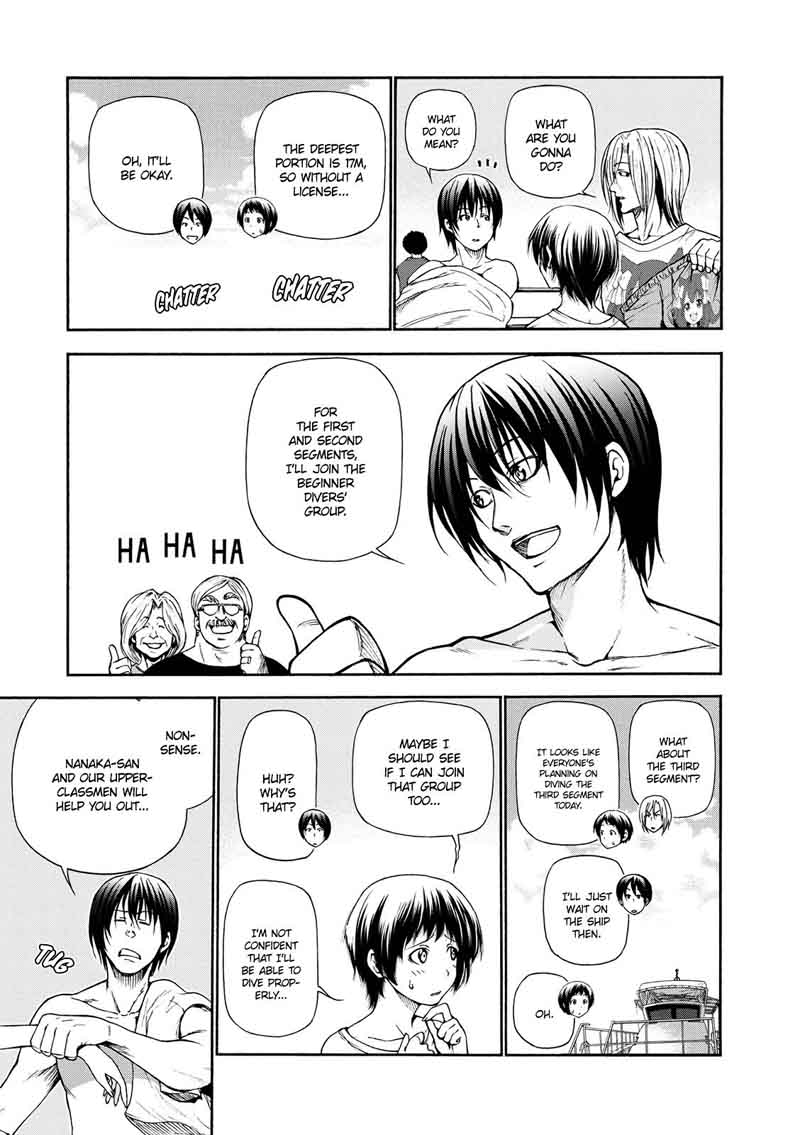 Grand Blue Chapter 20 page 12 - Chapter 20: Boat Diving