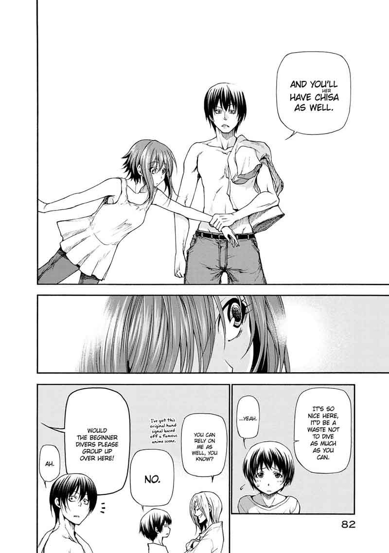 Grand Blue Chapter 20 page 13 - Chapter 20: Boat Diving