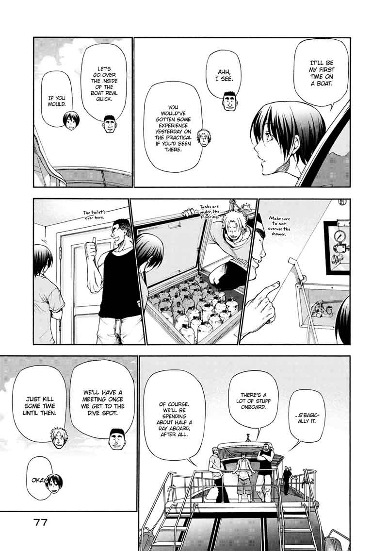 Grand Blue Chapter 20 page 8 - Chapter 20: Boat Diving