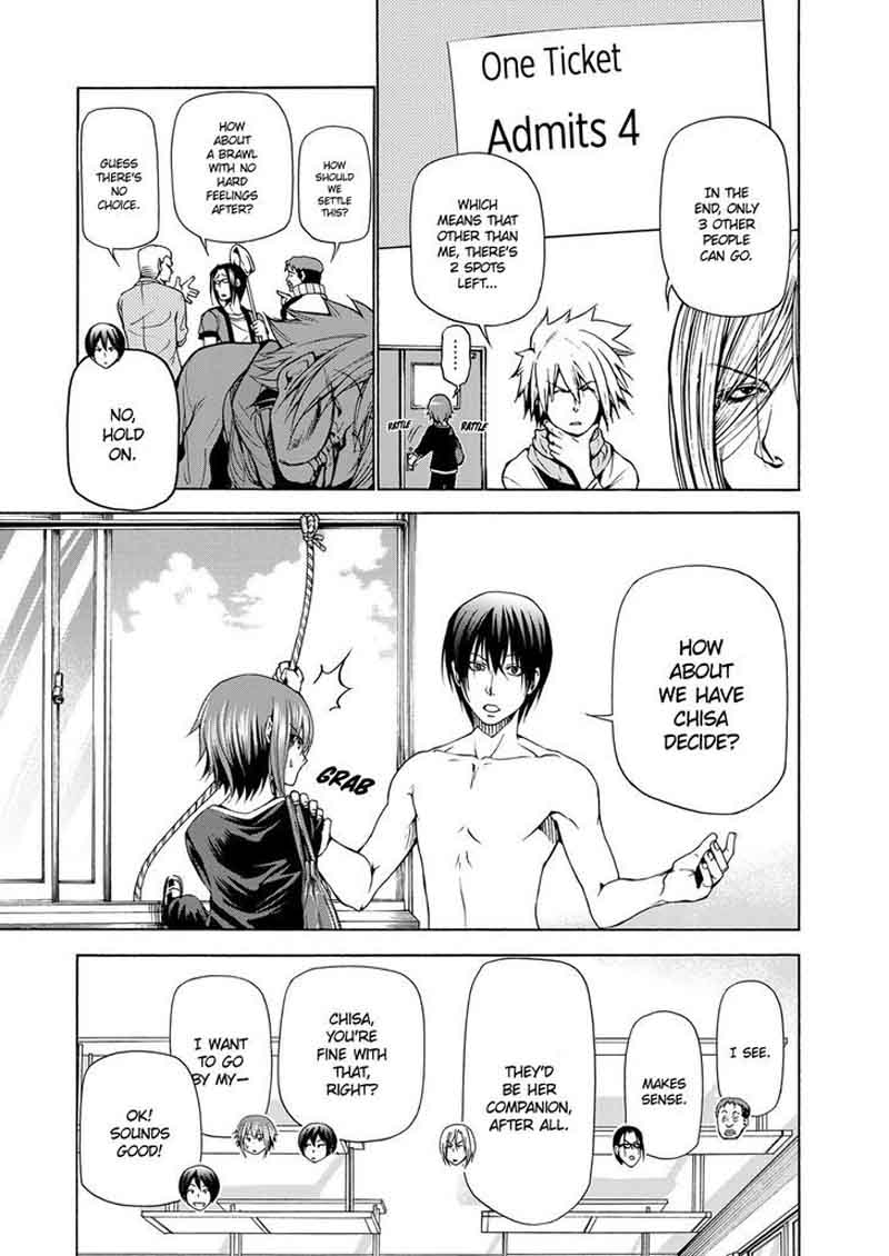 Grand Blue Chapter 23 page 5 - Chapter 23: The Ticket Contest