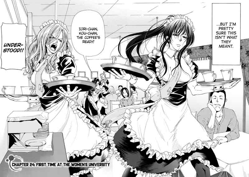 Grand Blue Chapter 24 page 2 - Chapter 24: First Time at the Women's University