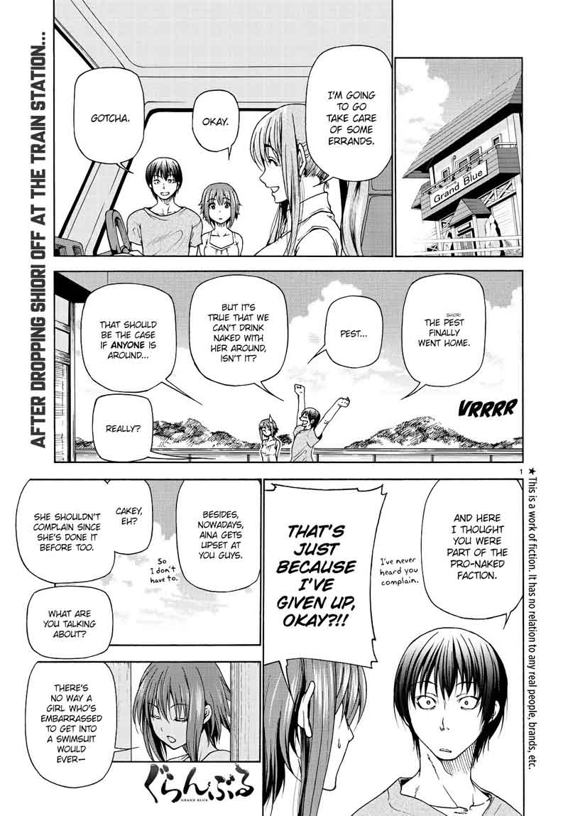 Grand Blue Chapter 29 page 1 - Chapter 29: The Impression Game
