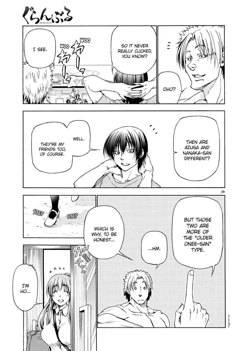 Grand Blue Chapter 29 page 28 - Chapter 29: The Impression Game