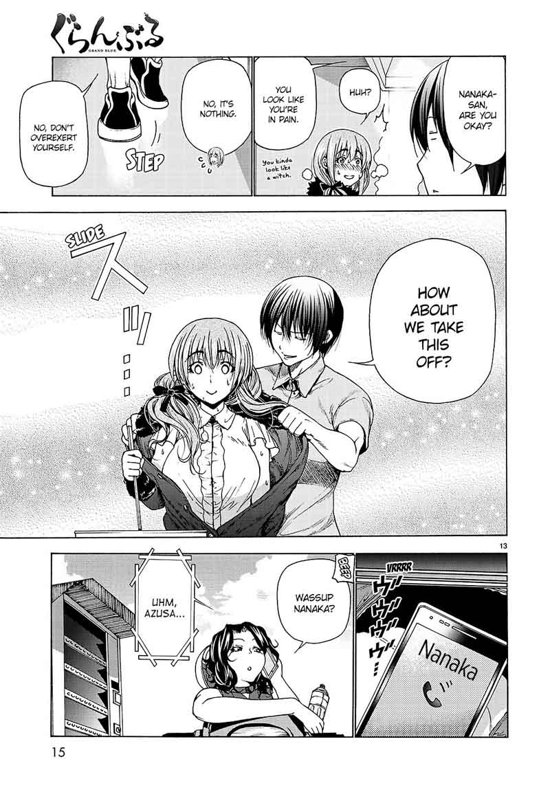 Grand Blue Chapter 30 page 13 - Chapter 30: I'm Not Stripping, Okay?