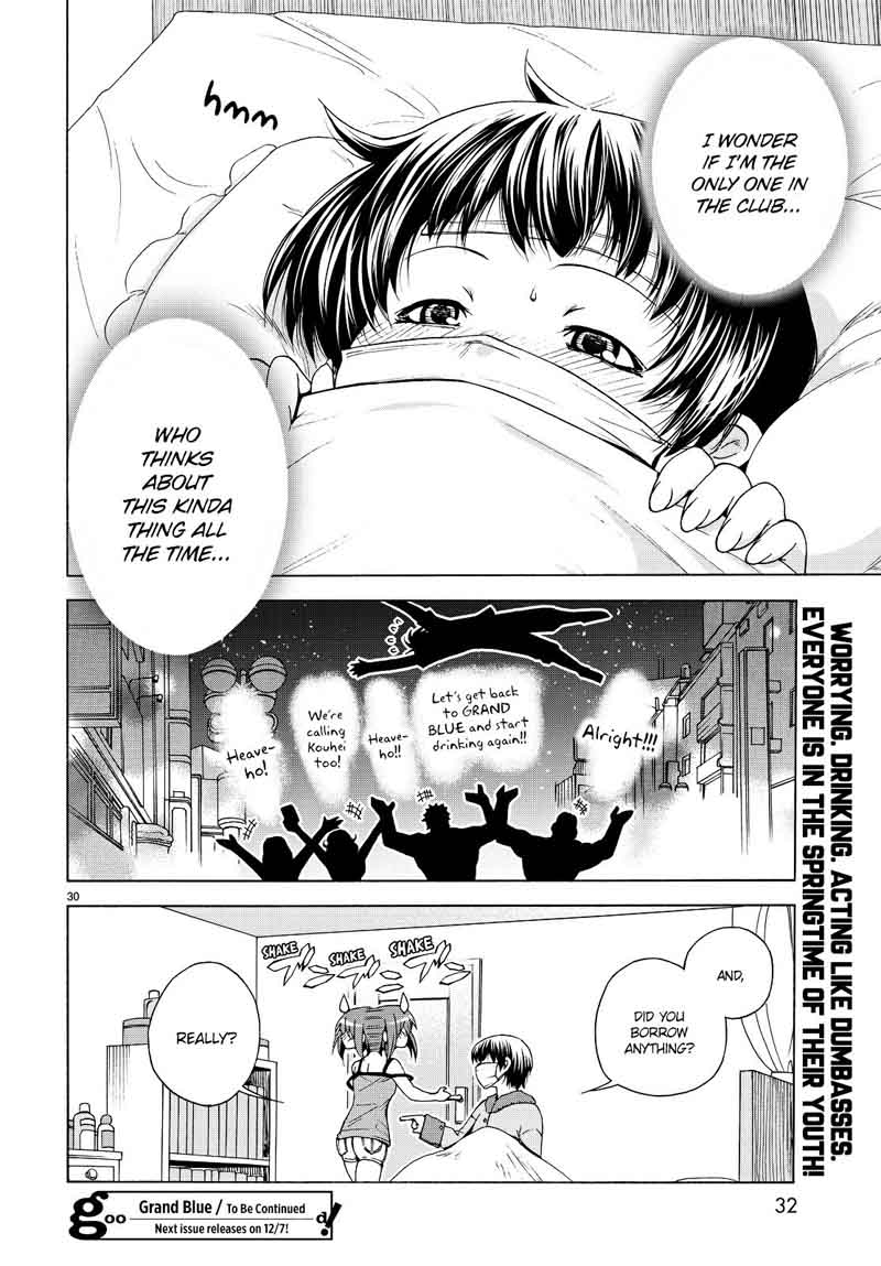 Grand Blue Chapter 30 page 30 - Chapter 30: I'm Not Stripping, Okay?