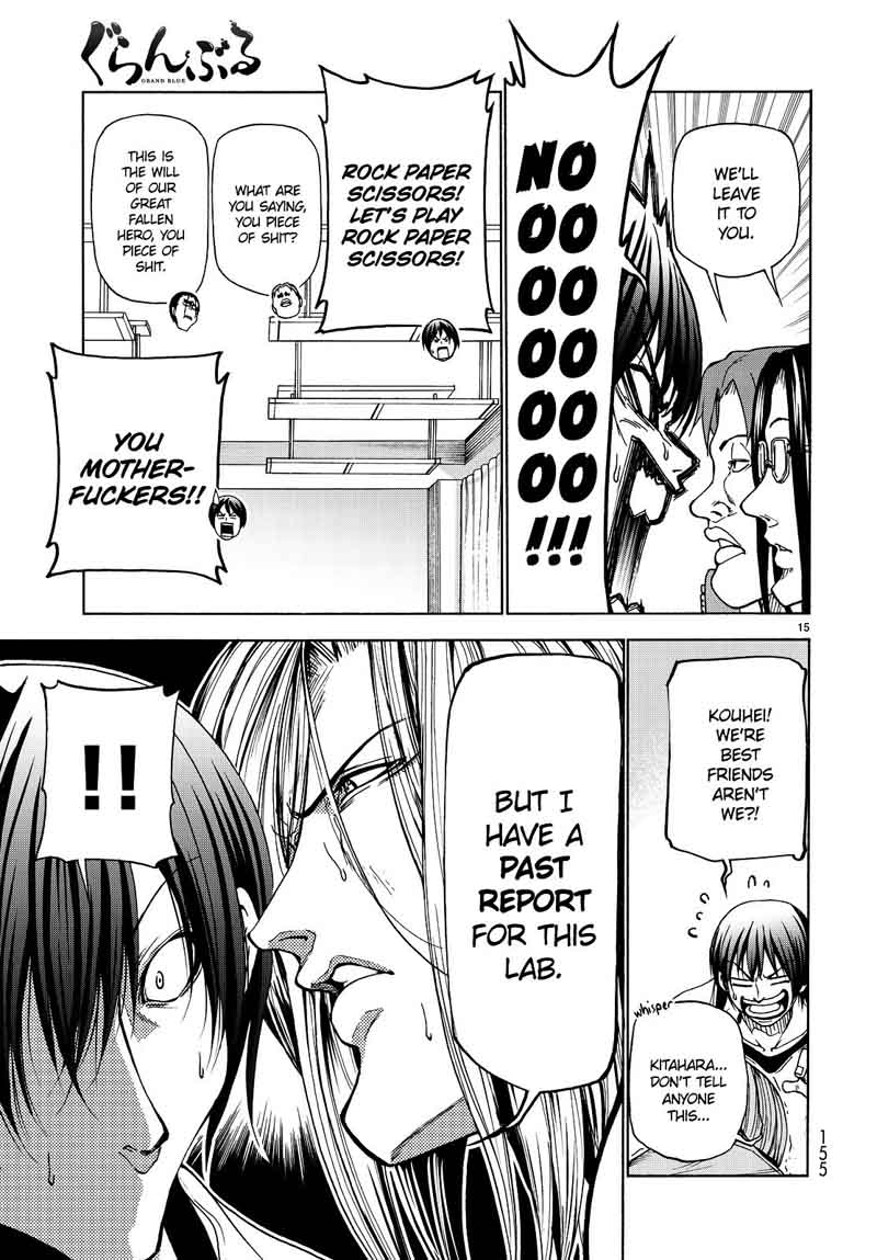 Grand Blue Chapter 32 page 15 - Chapter 32: The Charpy Impact Test
