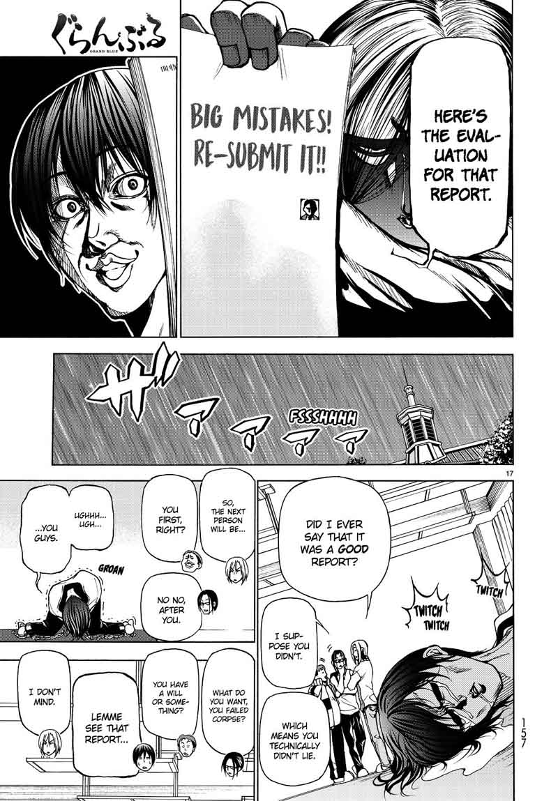 Grand Blue Chapter 32 page 17 - Chapter 32: The Charpy Impact Test