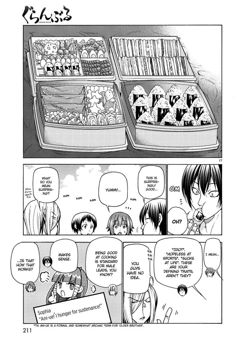 Grand Blue Chapter 33 page 17 - Chapter 33: School Camping For Adults