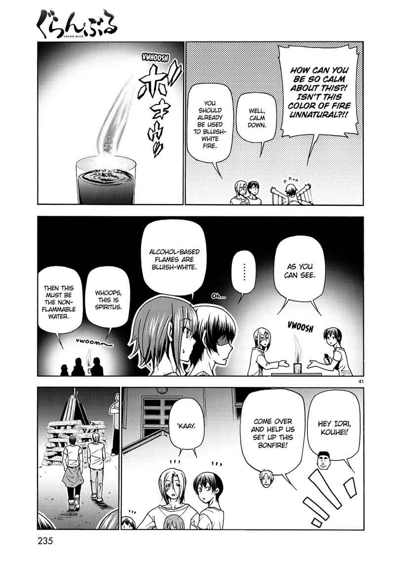 Grand Blue Chapter 33 page 41 - Chapter 33: School Camping For Adults