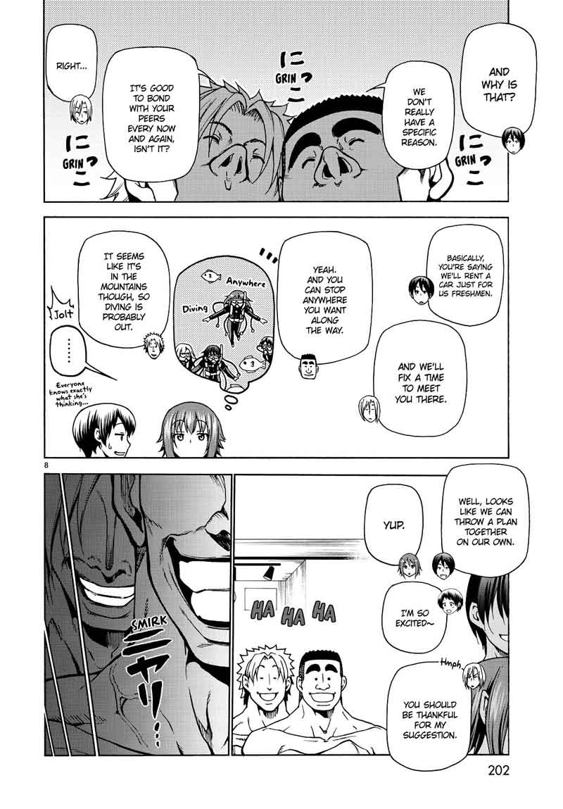 Grand Blue Chapter 33 page 8 - Chapter 33: School Camping For Adults