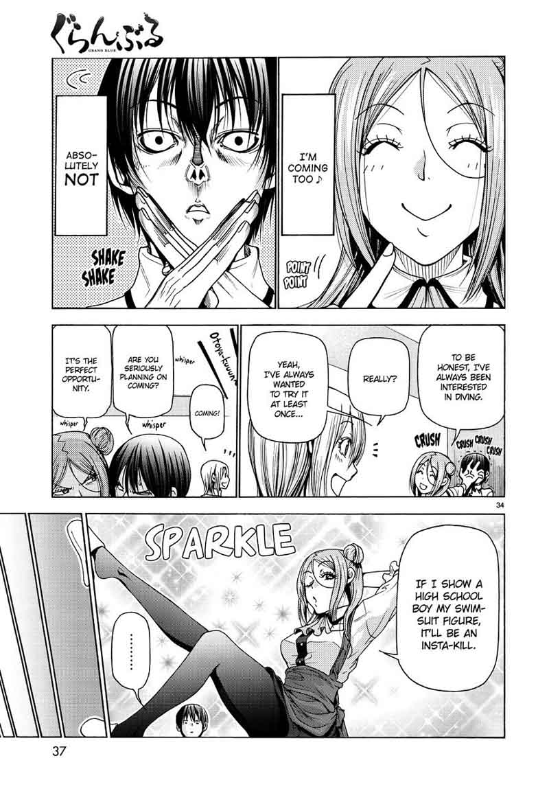 Grand Blue Chapter 34 page 35 - Chapter 34: Coworkers