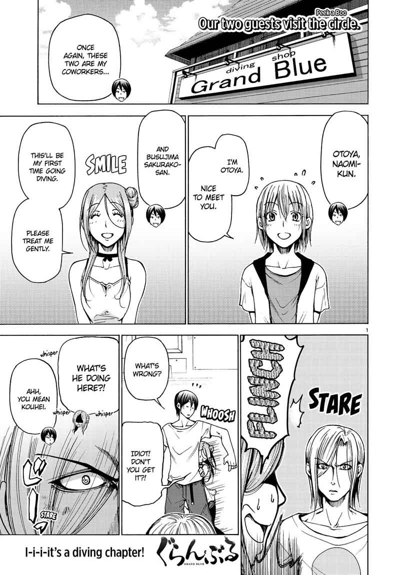 Grand Blue Chapter 35 page 1 - Chapter 35: Liked by Otoya-kun