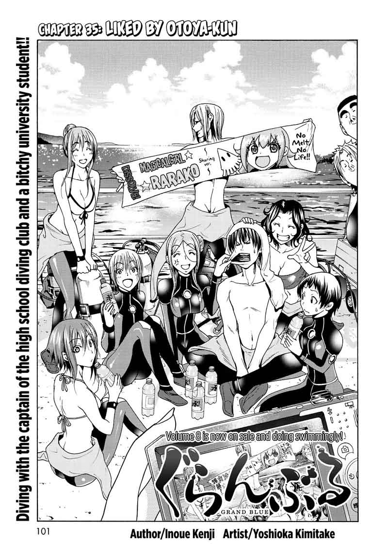 Grand Blue Chapter 35 page 3 - Chapter 35: Liked by Otoya-kun