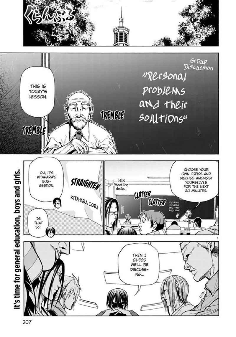 Grand Blue Chapter 37 page 1 - Chapter 37: Serious
