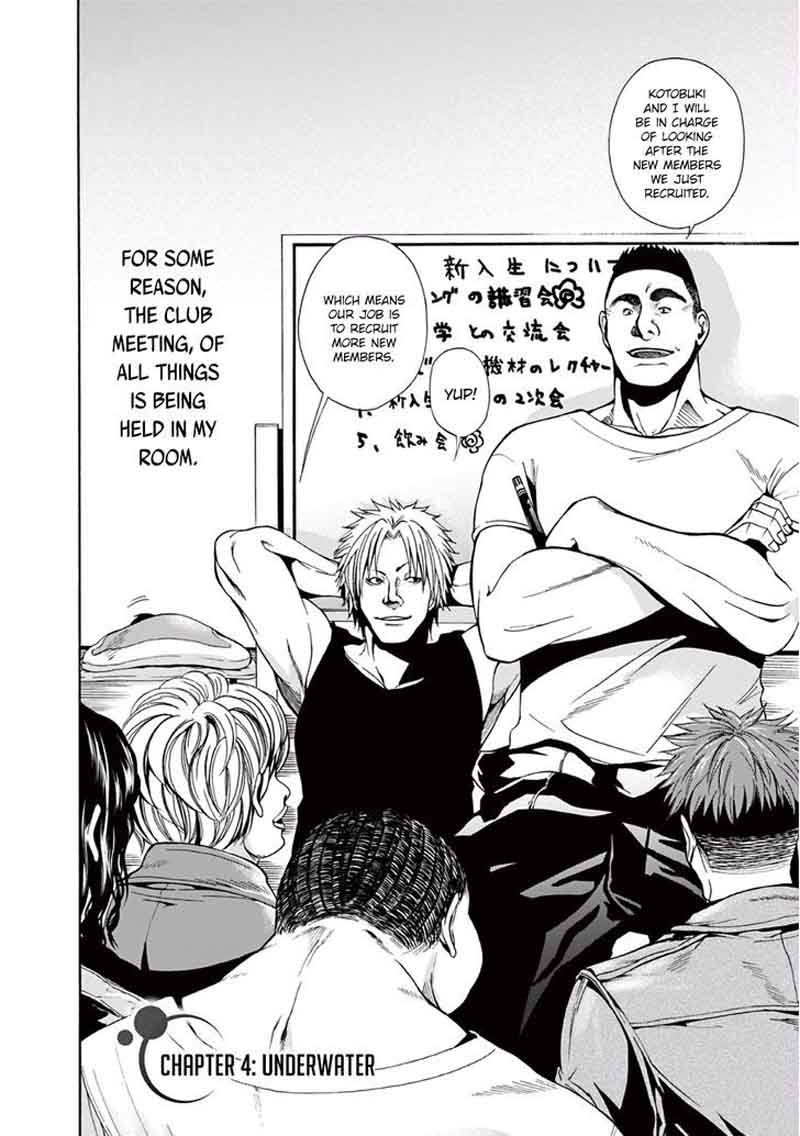 Grand Blue Chapter 4 page 2 - Chapter 4: Underwater
