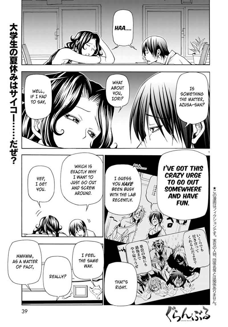 Grand Blue Chapter 41 page 1 - Chapter 41: Let's Go to the Uninhabited Island!