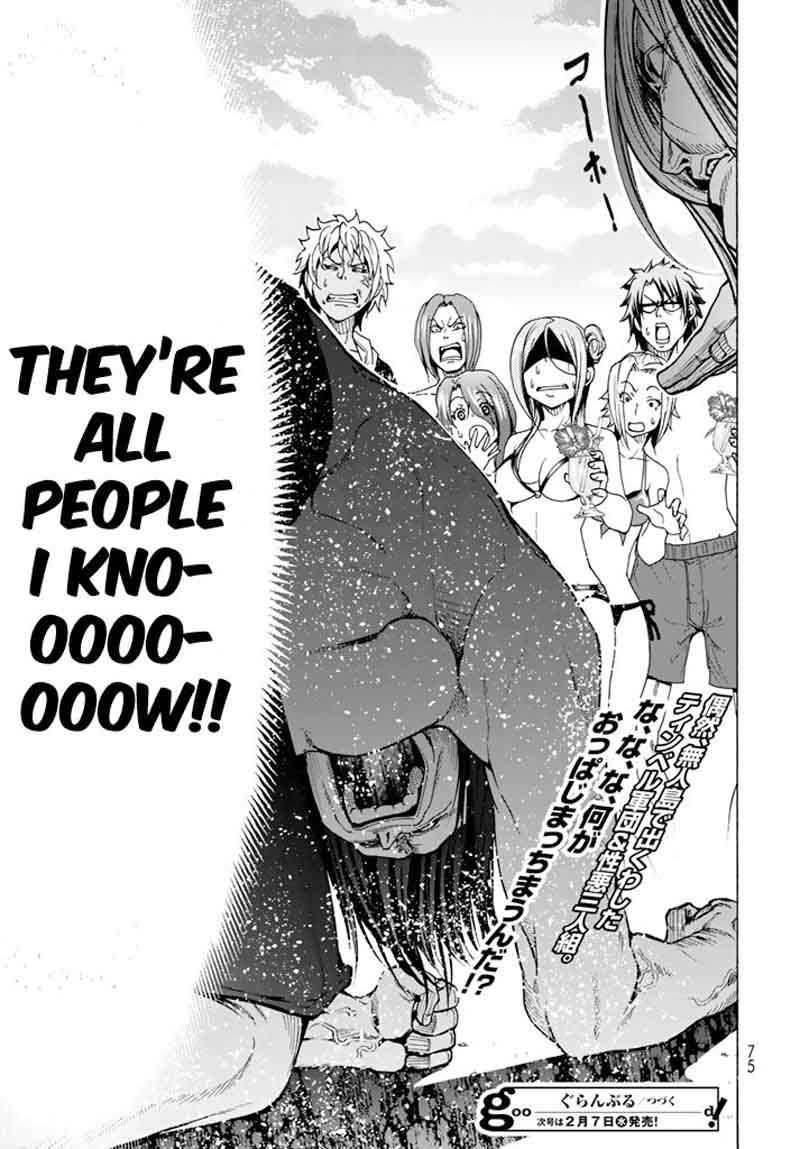 Grand Blue Chapter 41 page 38 - Chapter 41: Let's Go to the Uninhabited Island!