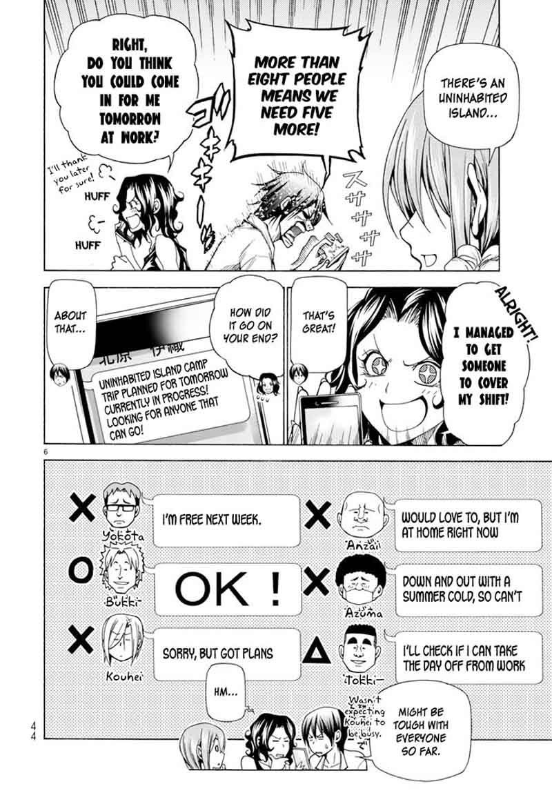 Grand Blue Chapter 41 page 7 - Chapter 41: Let's Go to the Uninhabited Island!