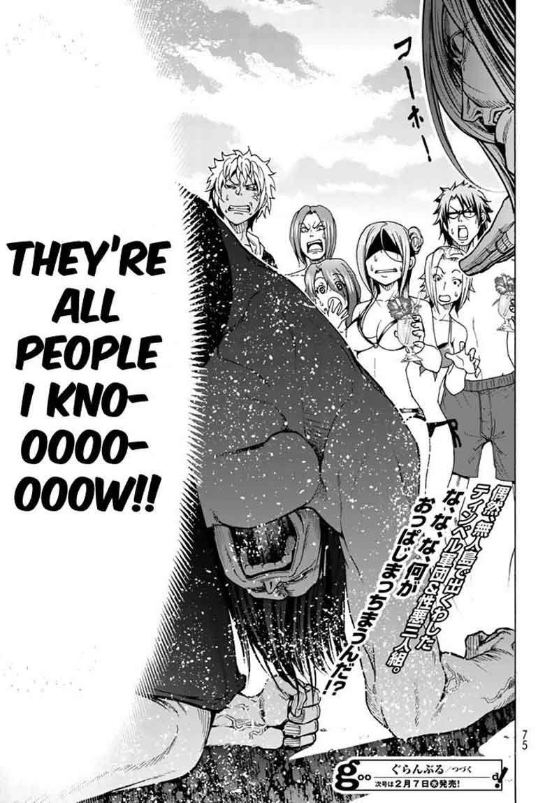 Grand Blue Chapter 41 page 75 - Chapter 41: Let's Go to the Uninhabited Island!