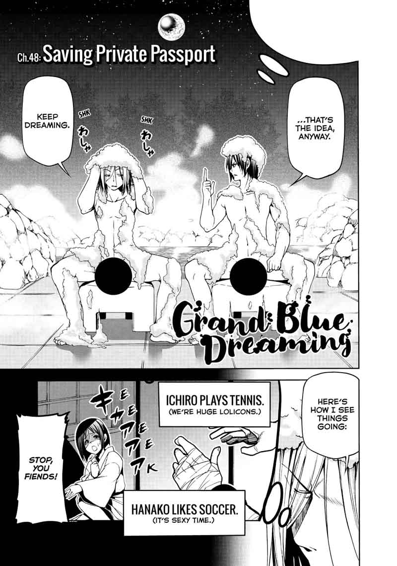 Grand Blue Chapter 48 page 4 - Chapter 48: Saving Private Passport