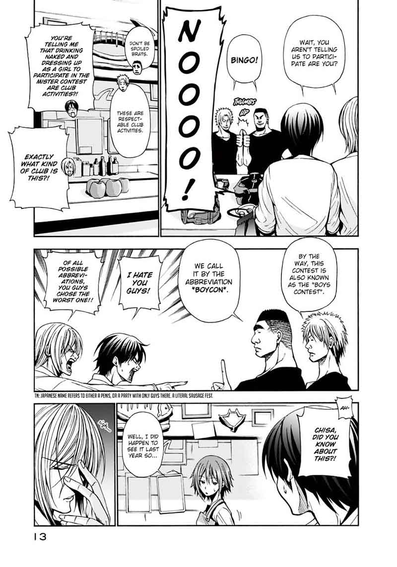 Grand Blue Chapter 5 page 12 - Chapter 5: New World