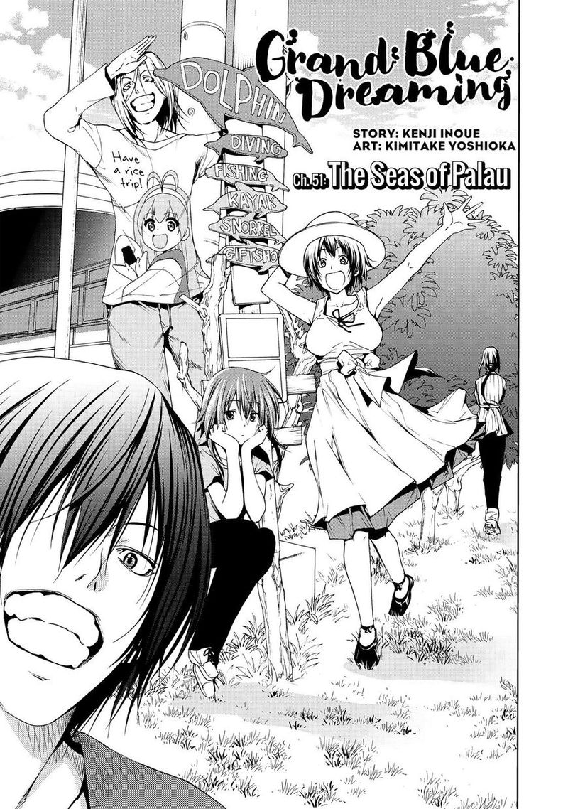Grand Blue Chapter 51 page 4 - Chapter 51: The Seas of Palau