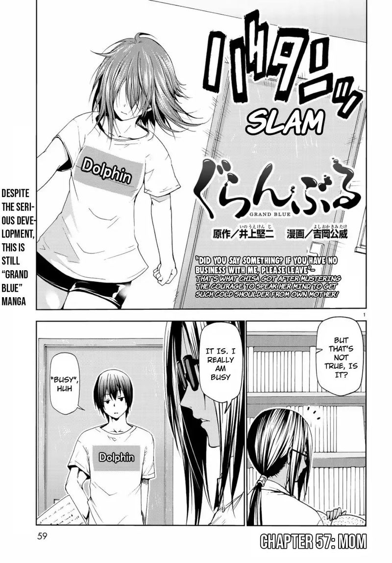 Grand Blue Chapter 57 page 1 - Chapter 57: Mom