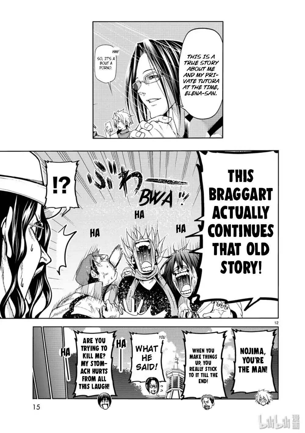Grand Blue Chapter 58 page 12 - Chapter 58: Back to School