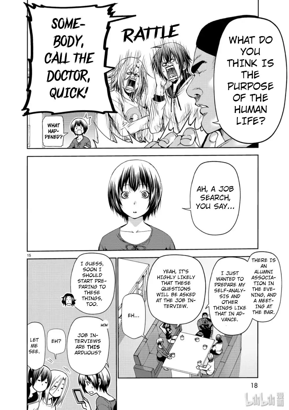 Grand Blue Chapter 58 page 15 - Chapter 58: Back to School