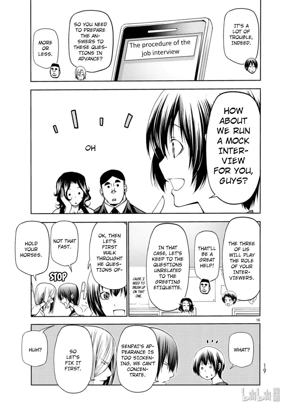 Grand Blue Chapter 58 page 16 - Chapter 58: Back to School