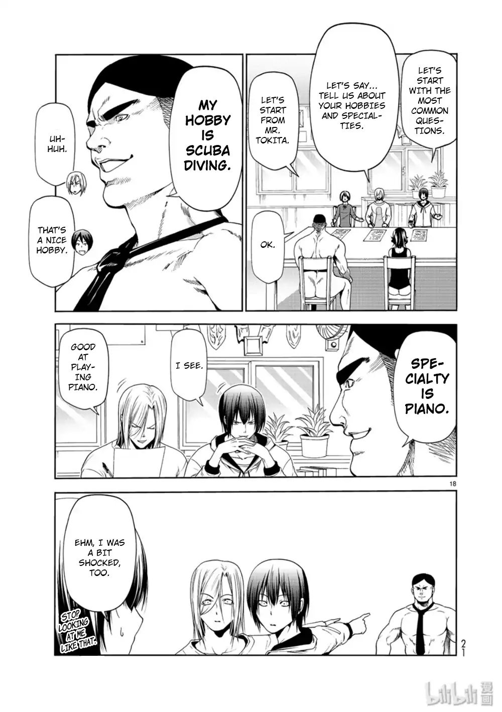 Grand Blue Chapter 58 page 18 - Chapter 58: Back to School