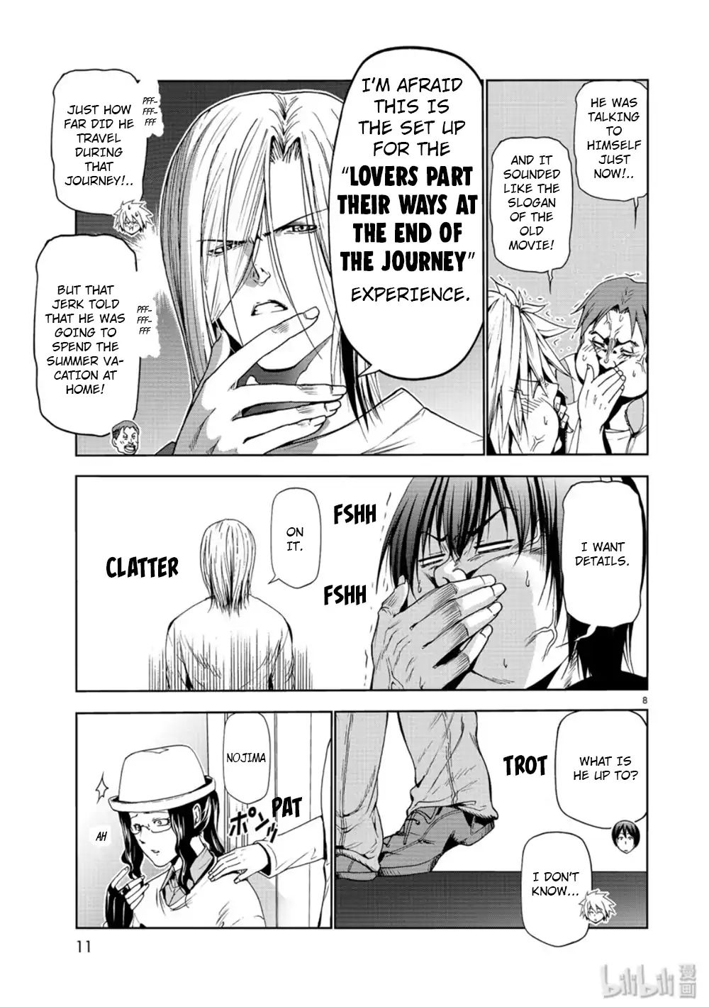 Grand Blue Chapter 58 page 8 - Chapter 58: Back to School