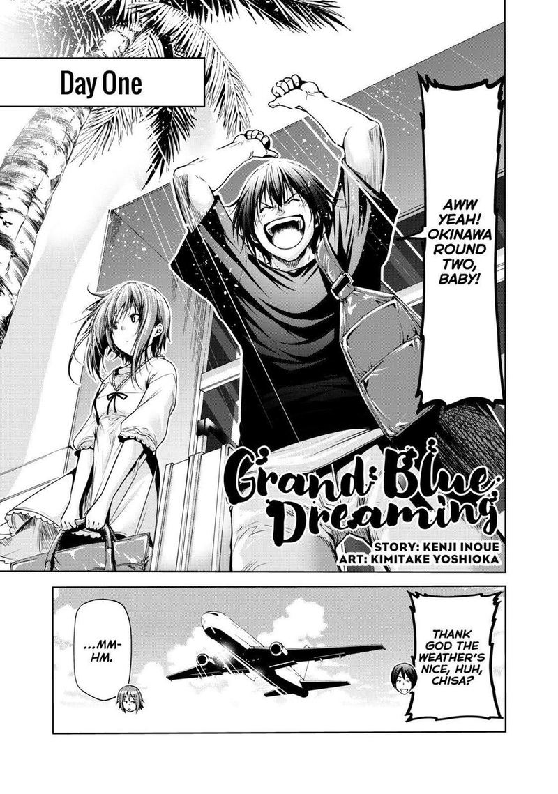 Grand Blue Chapter 63 page 1 - Chapter 63: Okinawa Relanding