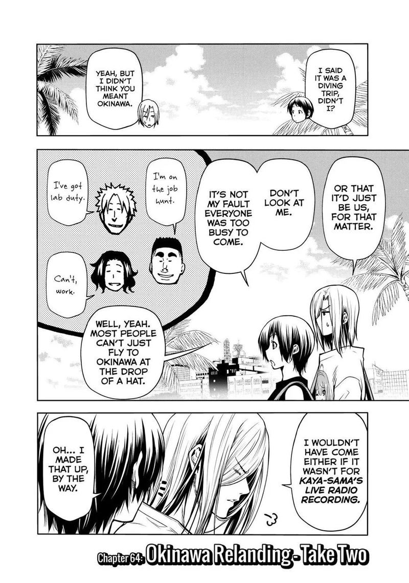 Grand Blue Chapter 64 page 2 - Chapter 64: Okinawa Relanding: Behind the Scenes