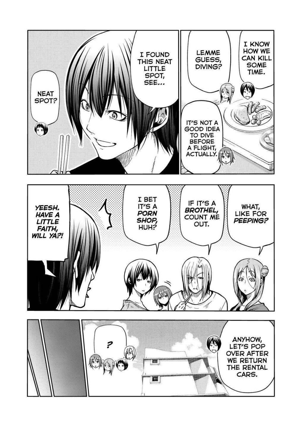 Grand Blue Chapter 69 page 5 - Chapter 69: Two to Return
