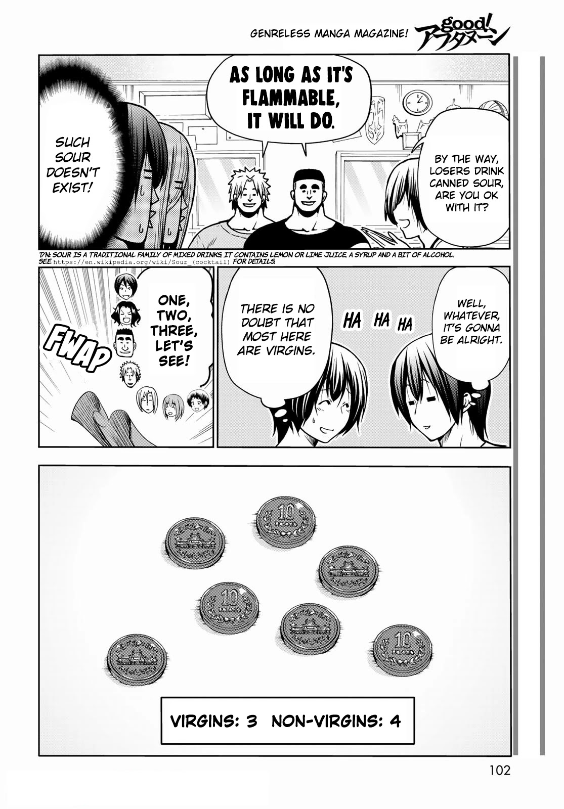 Grand Blue Chapter 70 page 12 - Chapter 70: Death Game