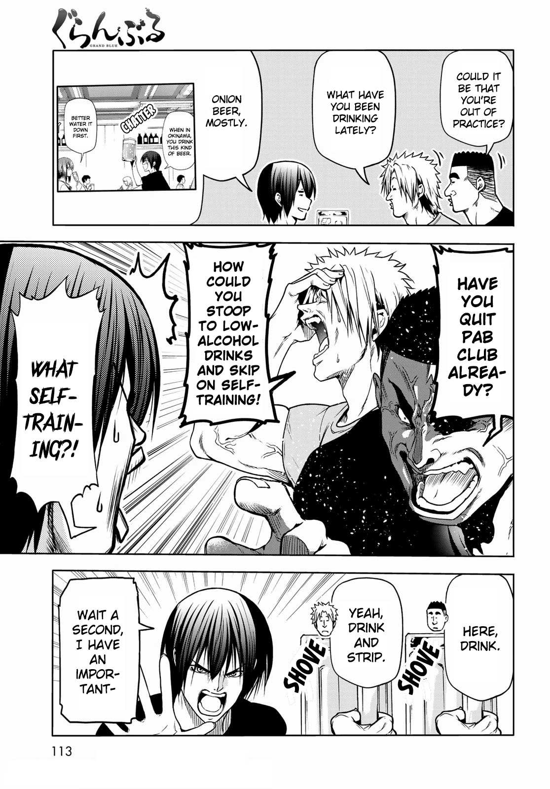 Grand Blue Chapter 70 page 22 - Chapter 70: Death Game