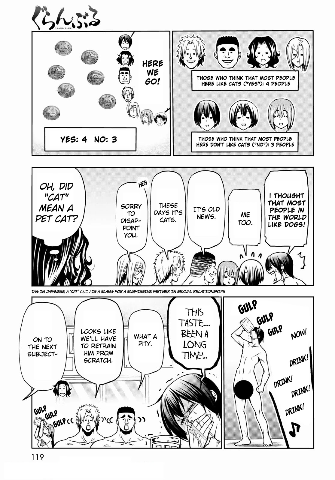 Grand Blue Chapter 70 page 28 - Chapter 70: Death Game