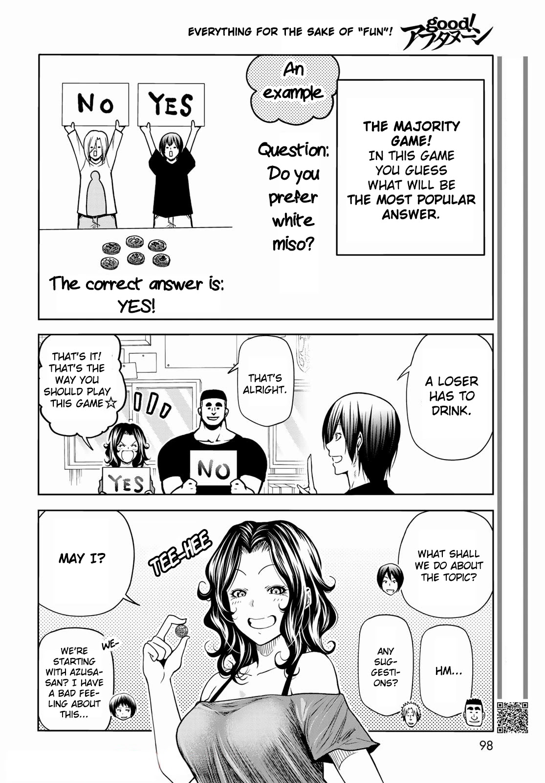 Grand Blue Chapter 70 page 8 - Chapter 70: Death Game