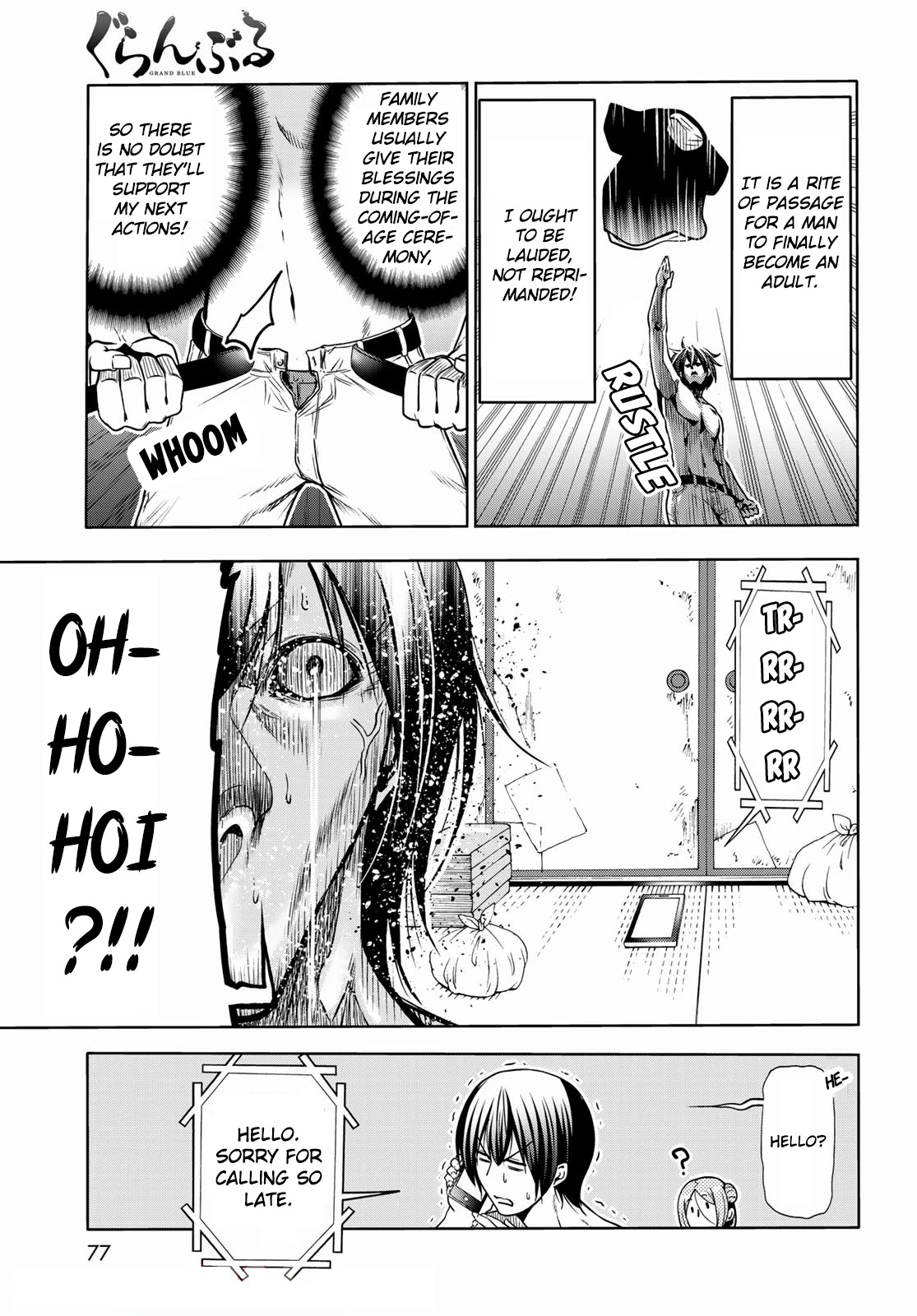 Grand Blue Chapter 71 page 21 - Chapter 71: Bedtime Calisthenics