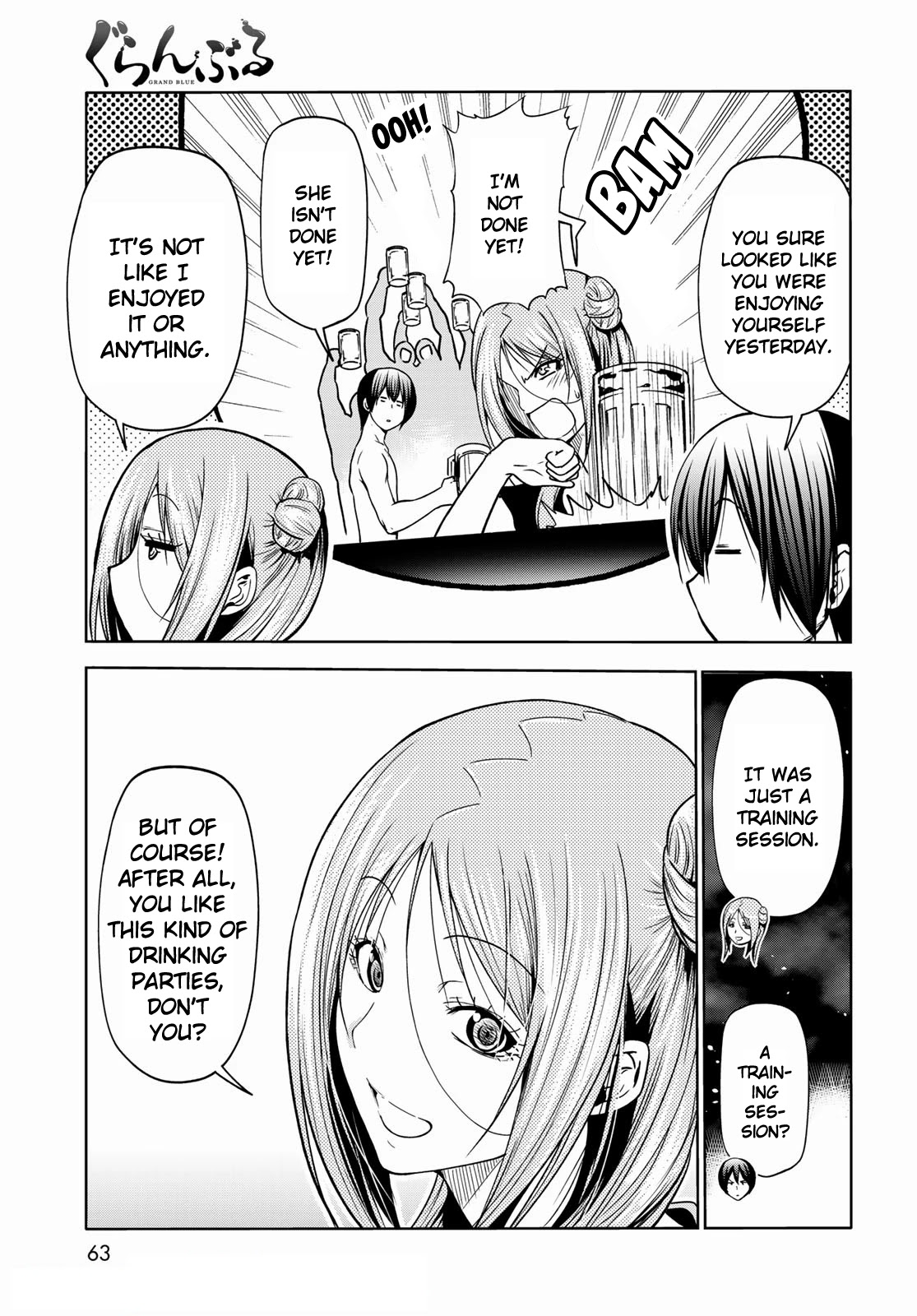 Grand Blue Chapter 71 page 7 - Chapter 71: Bedtime Calisthenics