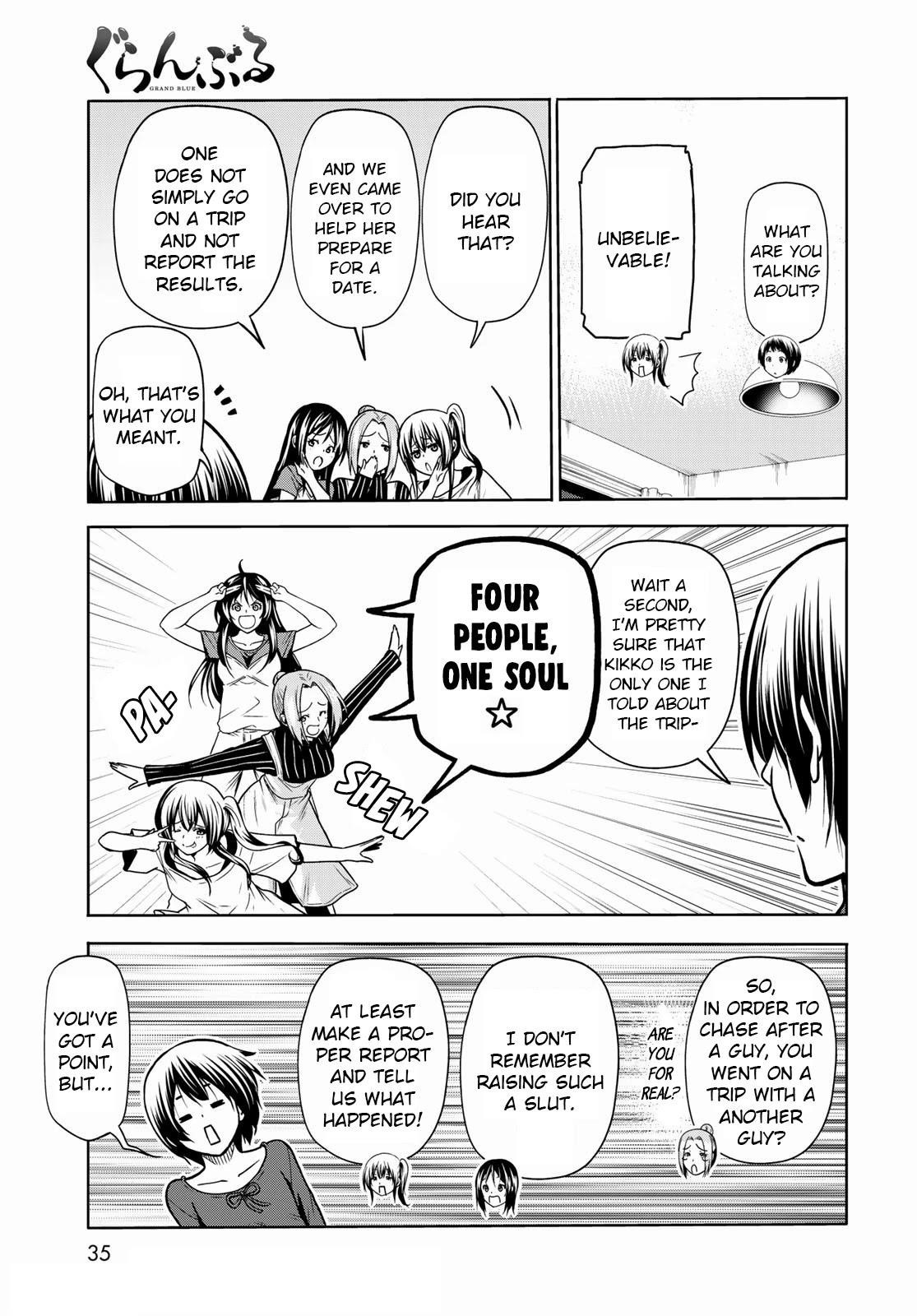 Grand Blue Chapter 72 page 13 - Chapter 72: Sorrow - Round Two