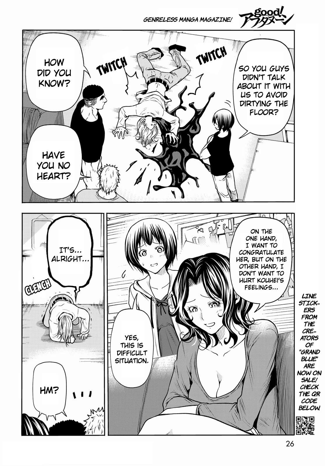 Grand Blue Chapter 72 page 4 - Chapter 72: Sorrow - Round Two