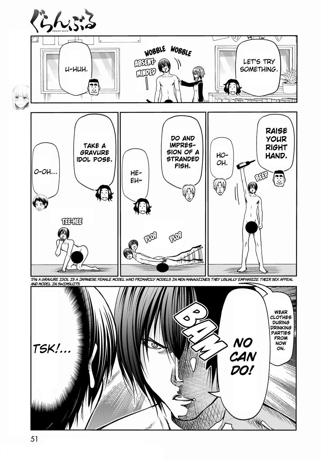 Grand Blue Chapter 73 page 15 - Chapter 73: Rebound Challenge