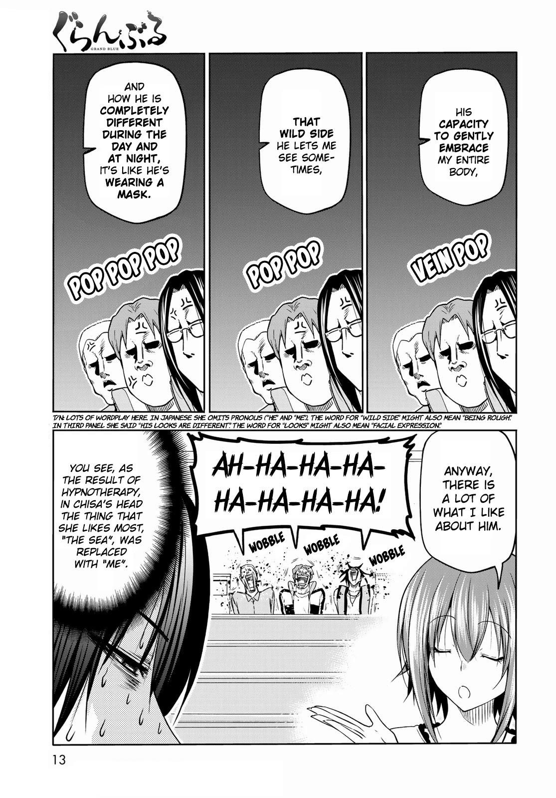 Grand Blue Chapter 74 page 10 - Chapter 74: Hypnosis Crisis